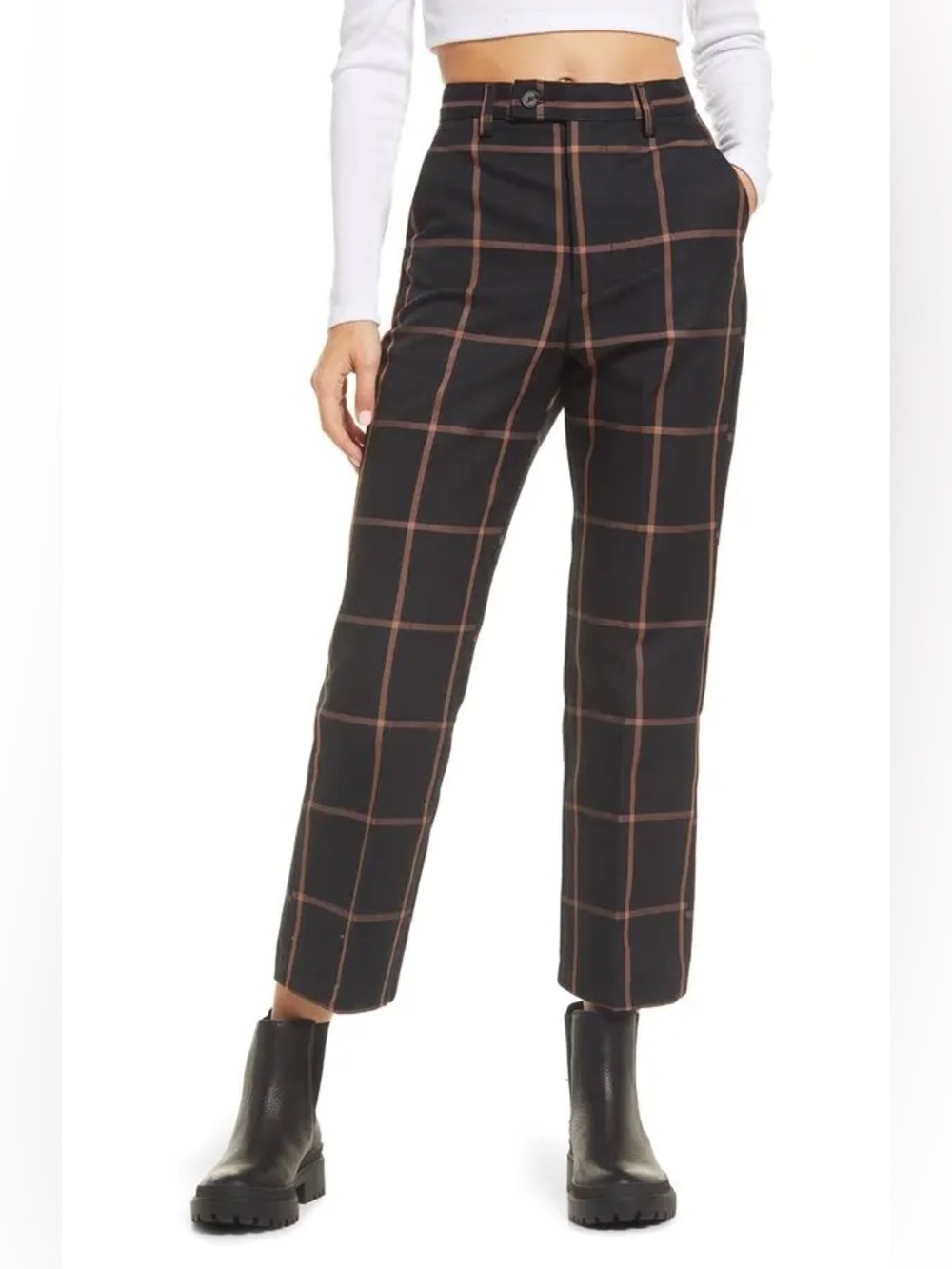 Levi’s Math Club Plaid Flare Pant Size 26